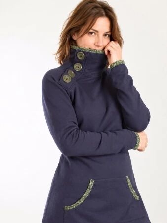 Robe pull Cocoon Bleu