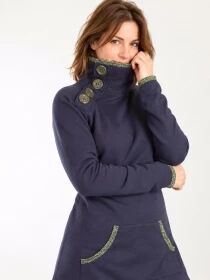 Robe pull Cocoon Bleu