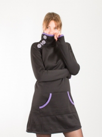 Robe pull Cocoon Noir