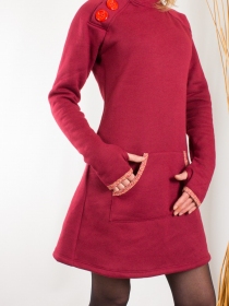 Robe pull Cocoon Rouge
