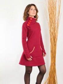 Robe pull Cocoon Rouge