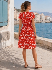 Robe retro smoke Sunset pop