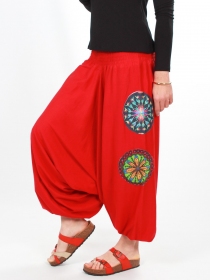 Sarouel D.Patch Mandala rouge