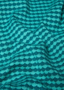 Shirt Petite Poloette mixed dots blue petrol