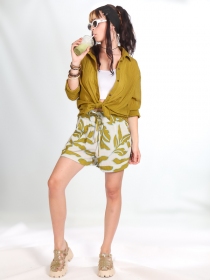 Short L&eacute;a Verde Fresco
