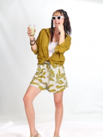 Short L&eacute;a Verde Fresco