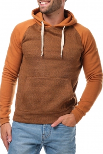 Sweat capuche bi-couleurs GRANDLE BEIGE