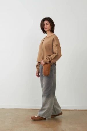 Sweat shirt Auxanne beige