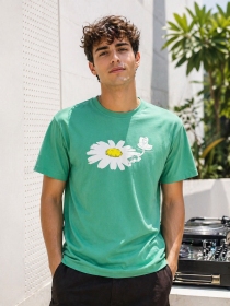 T-shirt Dj Marguerite vert