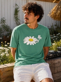 T-shirt Dj Marguerite vert