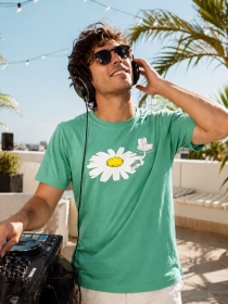 T-shirt Dj Marguerite vert