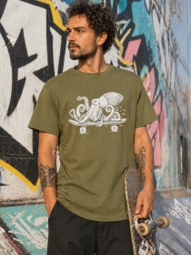 T-shirt Kraken roll vert