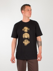T Shirt Monkey Of Wisdom noir