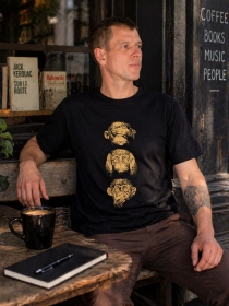 T Shirt Monkey Of Wisdom noir