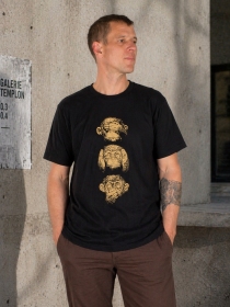 T Shirt Monkey Of Wisdom noir