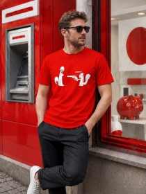 T-shirt Nuts rouge