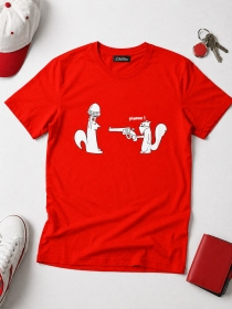 T-shirt Nuts rouge