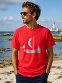 T-shirt Octavius rouge