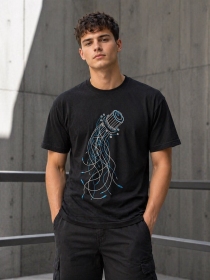 T-shirt Power-On noir