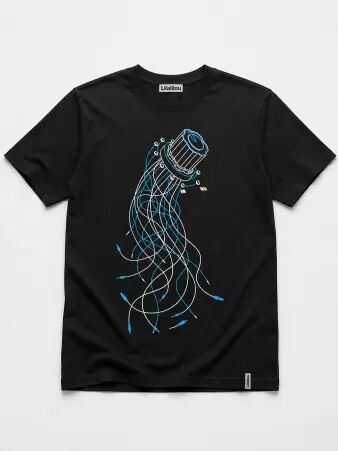 T-shirt Power-On noir