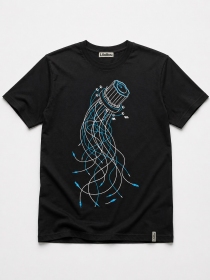 T-shirt Power-On noir