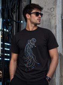 T-shirt Power-On noir