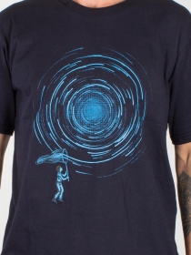 T Shirt Universe bleu
