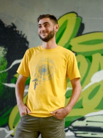 T-shirt Universe jaune