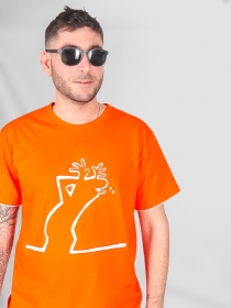 Tee shirt Alinea impertinent orange