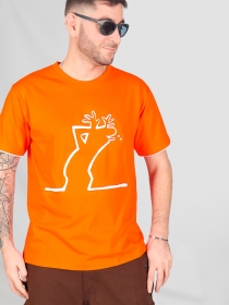 Tee shirt Alinea impertinent orange
