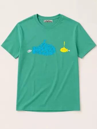 Tee shirt Submarine vert d\'eau