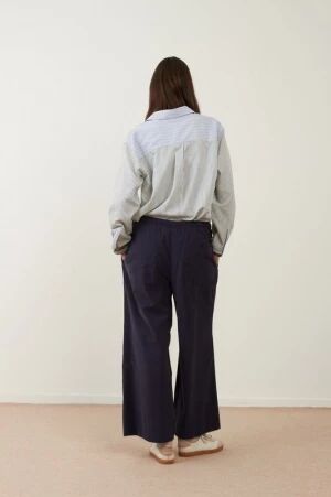 TOP BOYISH RAYURES BLEUES