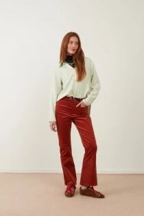 TOP BOYISH RAYURES VERTES