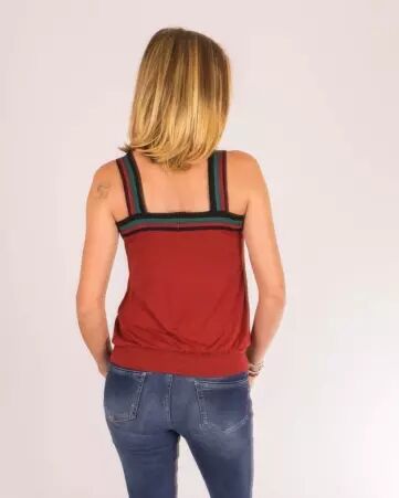 Top Lila Rouille