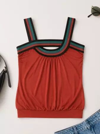 Top Lila Rouille
