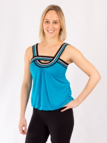 Top Lila Turquoise