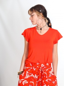 Top Melie Coquelicot