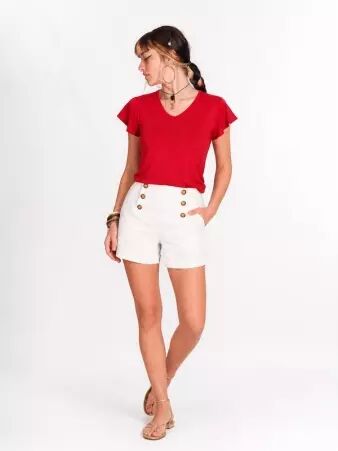 Top Melie rouge