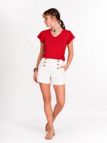Top Melie rouge