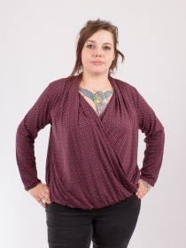 Top Pahal Dandy dots Rouge