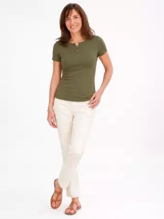 Top Sahara Kaki Fonce