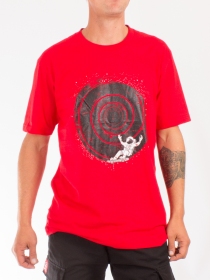 Tee shirt Cosmos surfing Rouge
