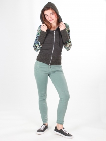 Veste à capuche Ninia noire