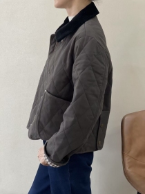 Veste matelass&eacute;e kaki