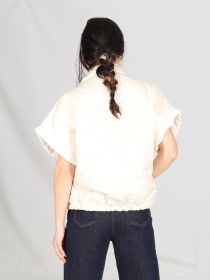  Veste matelass&eacute;e sans manche Blanc