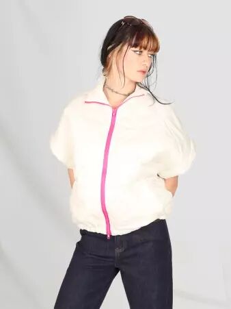  Veste matelass�e sans manche Blanc