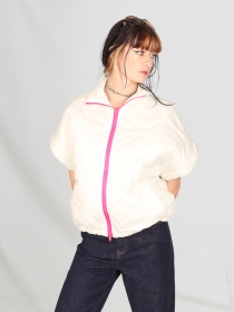  Veste matelass&eacute;e sans manche Blanc