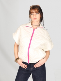  Veste matelass&eacute;e sans manche Blanc