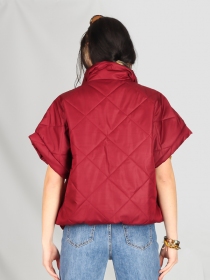  Veste matelass&eacute;e sans manche Bordeaux