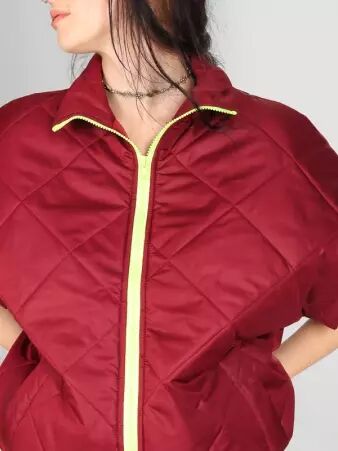  Veste matelass�e sans manche Bordeaux
